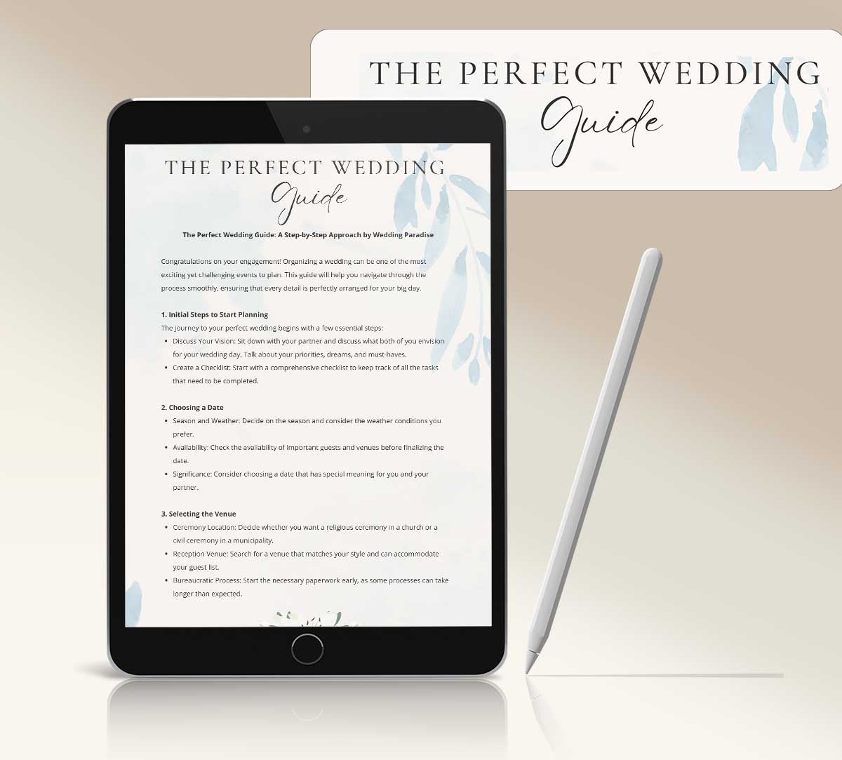 GUIDE - The Perfect Wedding